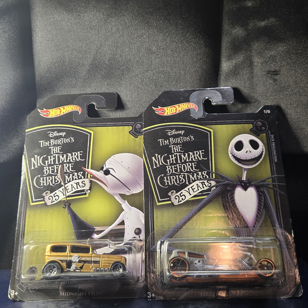 Nightmare Before Christmas 25th Aniversary Hot Wheels Cars